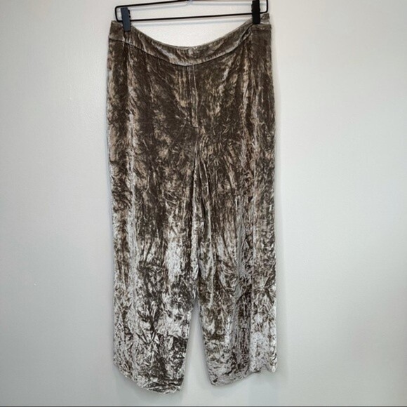 Vintage Talbots Collection Crushed Velvet Pants Silk Blend - Picture 1 of 11